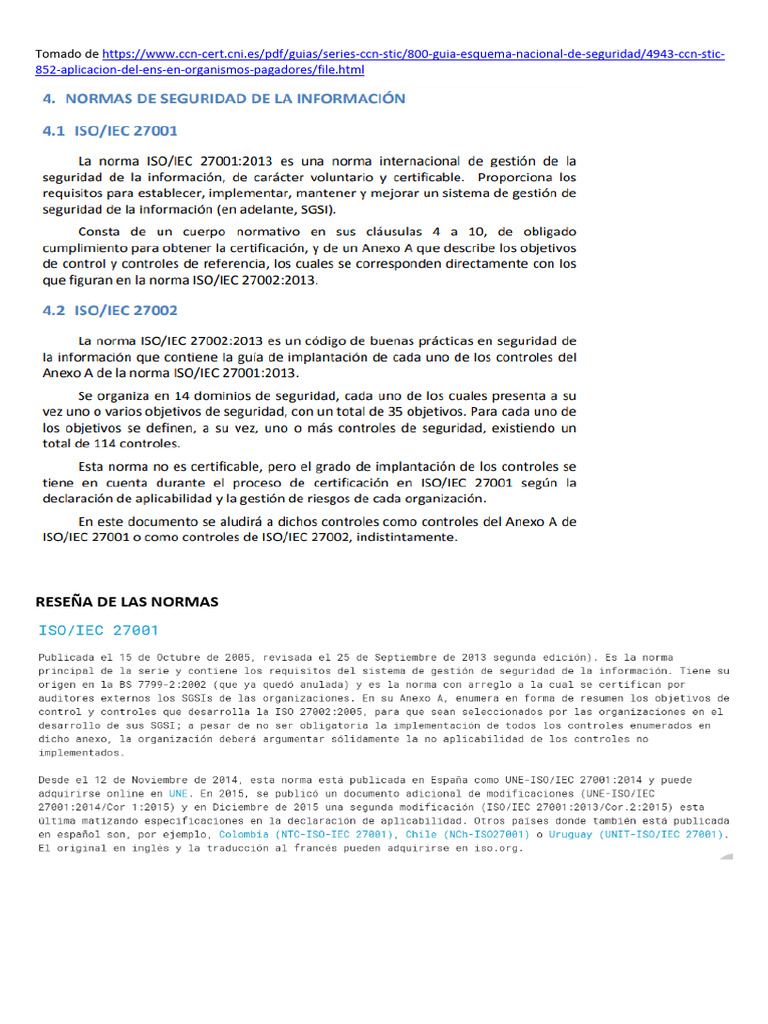 Implementación de ISO 27001 y 27002 | PDF | La seguridad informática ...