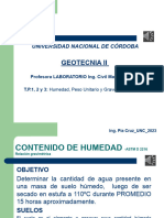 1 - Filmina de Contenido de Humedad, Peso Unitario, Gs - 2023