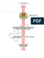 Draft Thesis Manual