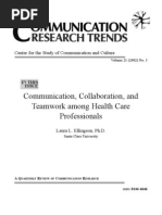 Download Communication Collaboration And Teamwork Among Health Care Professionals by islamirh SN70550961 doc pdf