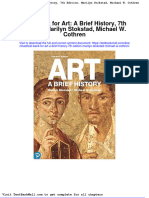 Full Test Bank For Art A Brief History 7Th Edition Marilyn Stokstad Michael W Cothren PDF Docx Full Chapter Chapter