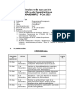 INFO - Simulacro de Evacuación - CAPACITACIONES