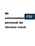 MI ENTRENAMIENTO PERSONAL DE TÉCNICA VOCAL (emma)