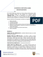 Unidocentes-Bidocentes-Acta de Conformación de Comité Central Colmena Uni-Bi