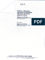 1983 - Medicina e Cibernetica - Implicazioni Metodologiche Della Teoria Dei Sistemi Applicata Al Piede