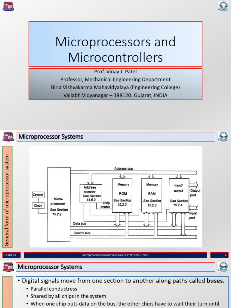 Microprocessors and Microcontrollers | PDF | Microcontroller | Central ...