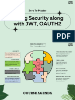 Spring Security Zero To Master Along With JWT, OAUTH2