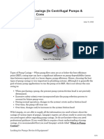 Types of Pump Casings (In Centrifugal Pumps & Others) + Pros & Cons