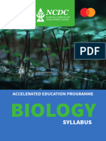 BIOLOGY Syllabus 1