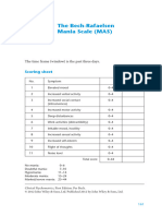 The Bech Rafaelsen Mania Scale MAS
