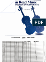 Lectura - Icrm Violin