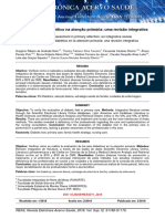 Avaliação Do Pé Diabético Na Atenção Primária: Uma Revisão Integrativa