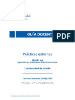 Guía Docente: Prácticas Externas