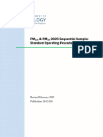PM & PM 2025 Sequential Sampler Standard Operating Procedure