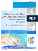 Pdu-Santa Lucia Año 2013-2020 (Tomo I)