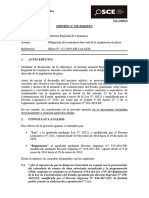 OPINION N°078-2019-DTN; OBLIGACION DEL CONTRATISTA DERIVADA DE LA AMPLIACION DE PLAZO