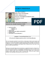 STUDENT PORTFOLIO Template DSA-2