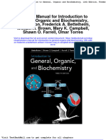 Download Full Solution Manual For Introduction To General Organic And Biochemistry 12Th Edition Frederick A Bettelheim William H Brown Mary K Campbell Shawn O Farrell Omar Torres Is pdf docx full chapter chapter