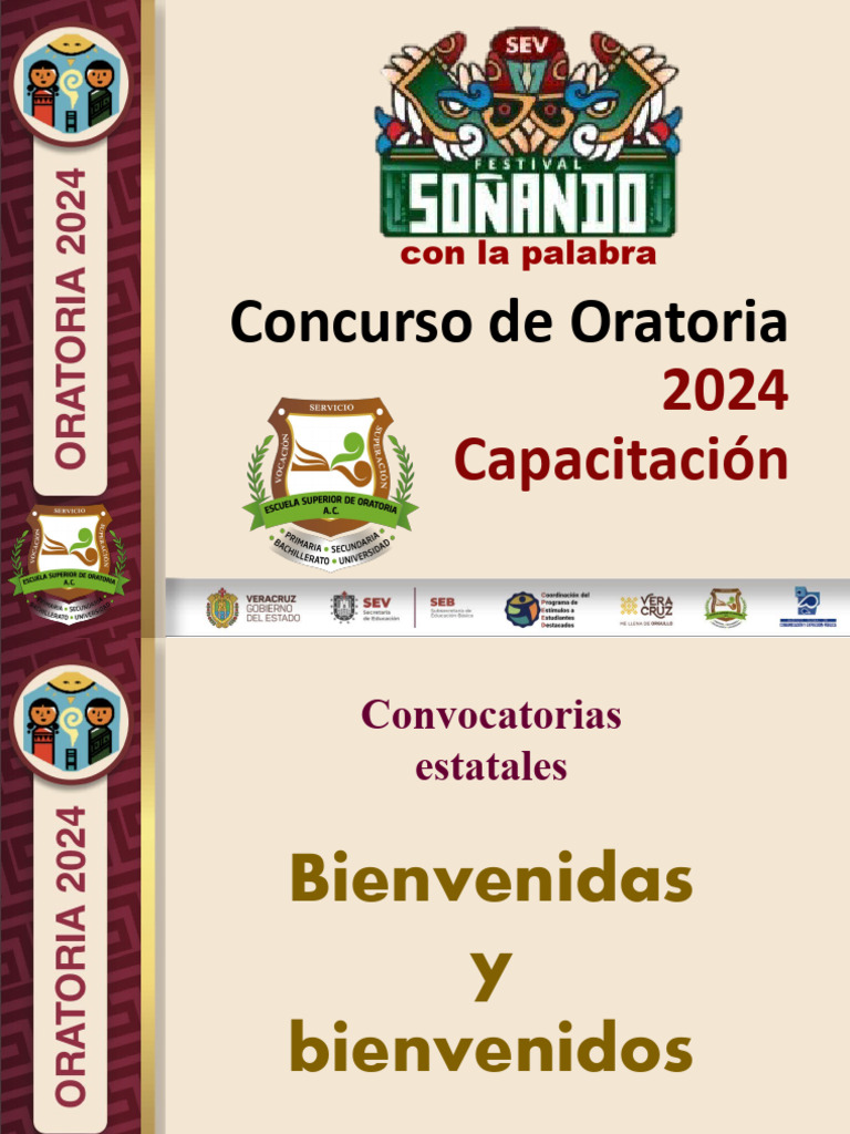 Convocatoria Concurso de Oratoria 2024 | PDF | Hablar en público ...