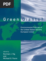 Green Giants Environmental Policies of the United States and the European Union