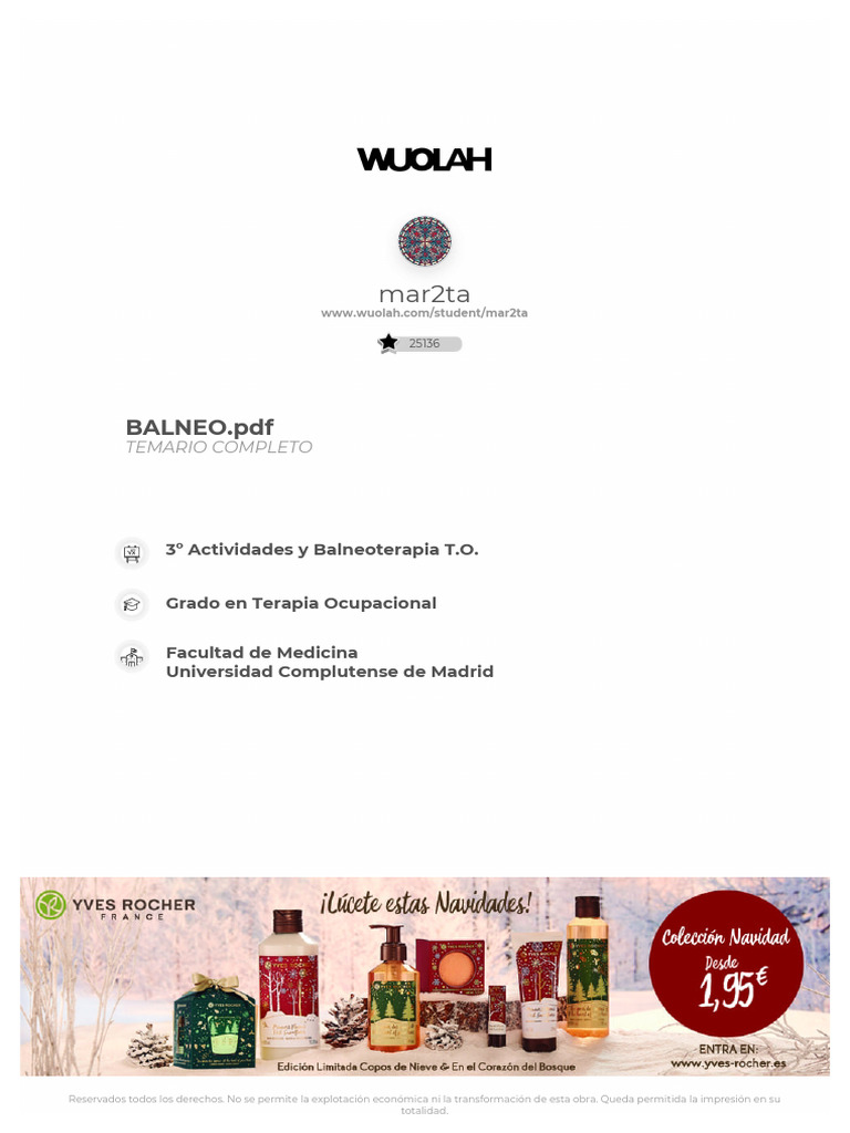 BALNEO | PDF | Agua | Agua potable