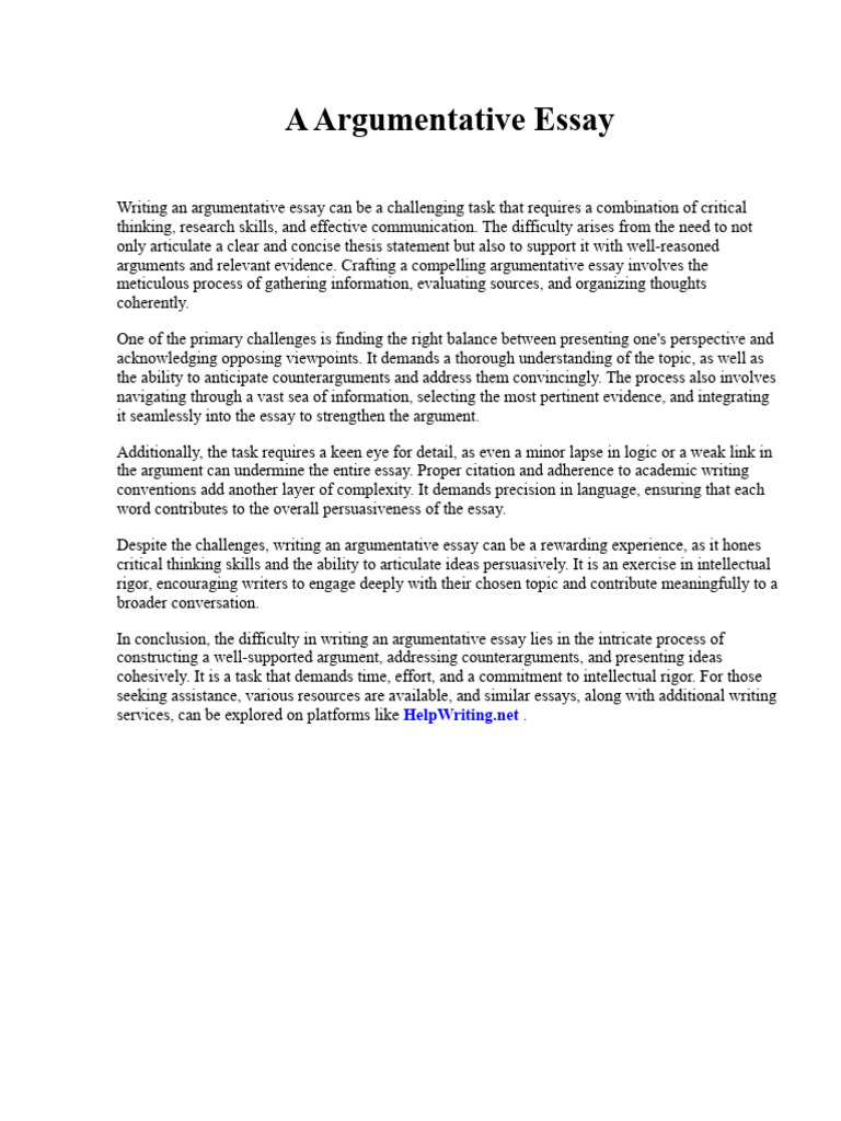 A Argumentative Essay | PDF | Serfdom | Witchcraft
