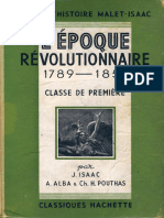 L'Époque Révolutionnaire - 1789-1851 - Malet Et Isaac
