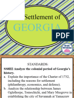 Settlement of Georgia - Student