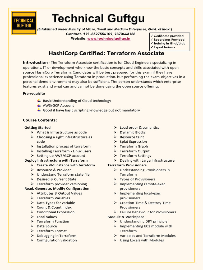 Terraform Associate | PDF | Cloud Computing | Windows Registry