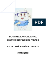 Plan Medico Funcional Consultorio Sonrisa Feliz