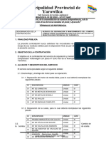 TDR Mantenimiento Compactadora