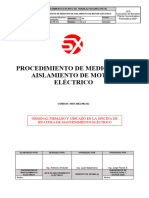 Msp-Mei-Pr-012 Procedimiento de Medicion de Aislamiento de Motor Eléctrico