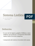 Sistema Linfatico: Por: José Pablo Ramírez Indiana Sáenz