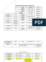 Distribucion de Aula para Fin de Semana CT-1