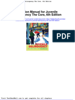 Full Solution Manual For Juvenile Delinquency The Core 6Th Edition PDF Docx Full Chapter Chapter