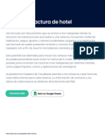 Hotel Invoice Template ES