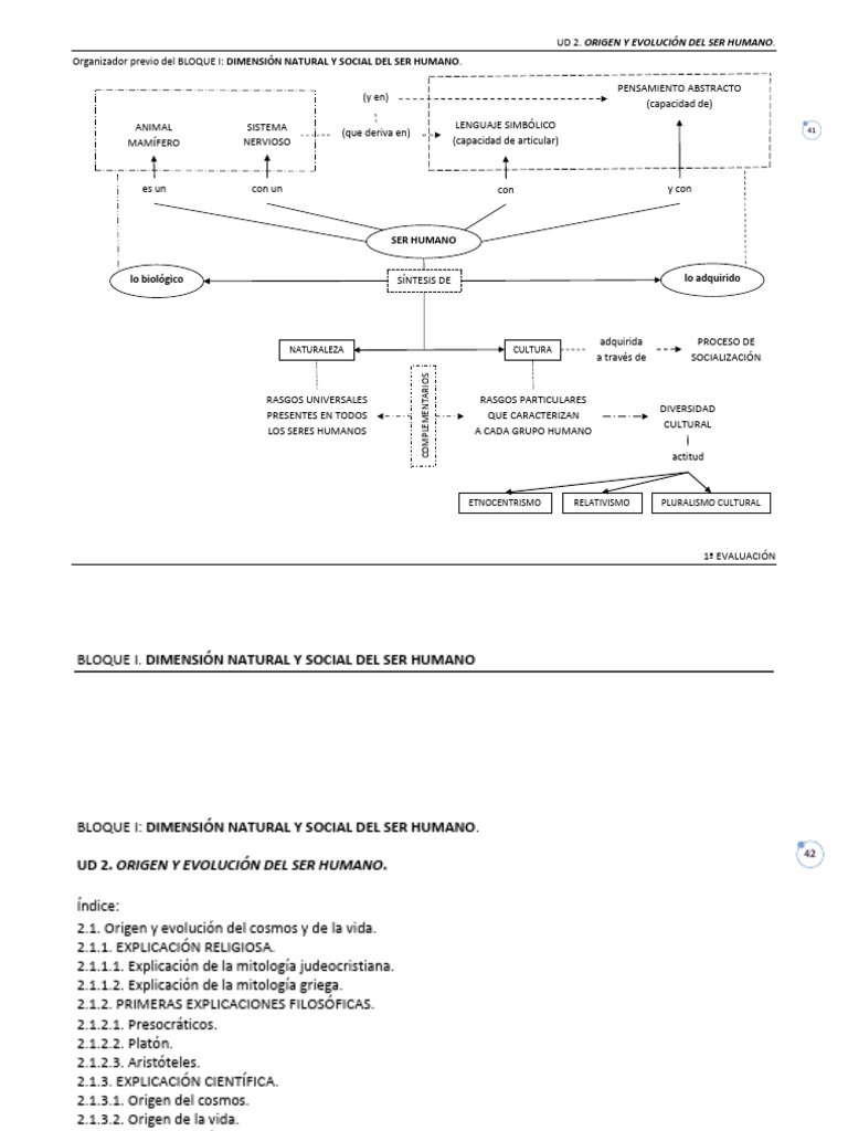Ud2 Origen y Evolucion Del Ser Humano | PDF | Evolución | Charles Darwin