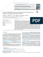 Xiang 2021 A Review of Distribution and Risk of Pharmaceuticals and Personal Care Products in The Aquatic Environment in China.