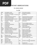 Abbreviations For Issb-1