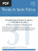 Prevalencia de Obesidade Em Adultos