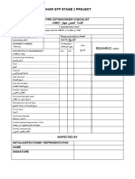 Fire Extinguisher Checklist