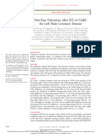 Five-Year Outcomes After PCI or CABG For Left Main Coronary Disease