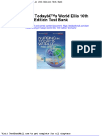 Download Full Nursing In Todays World Ellis 10Th Edition Test Bank pdf docx full chapter chapter