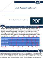 Business Math Accounting Cohort 11-30-23