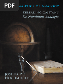 Joshua P. Hochschild - Semantics of Analogy - Rereading Cajetan's de Nominum Analogia-University of Notre Dame Press (2010)