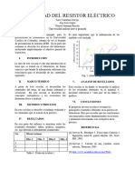 Linealidad Del Resistor Eléctrico Lab