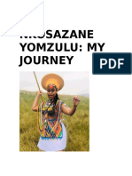 Nkosazane Yomzulu My Journey