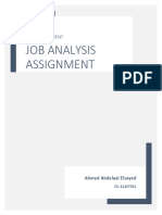 Job Analysis Assignment New