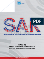 Isak 35 Penyajian Laporan Keuangan Entitas Berorientasi Non Laba