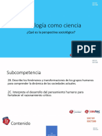 S - 1 Sociología Como Ciencia La Perspectiva Sociologica